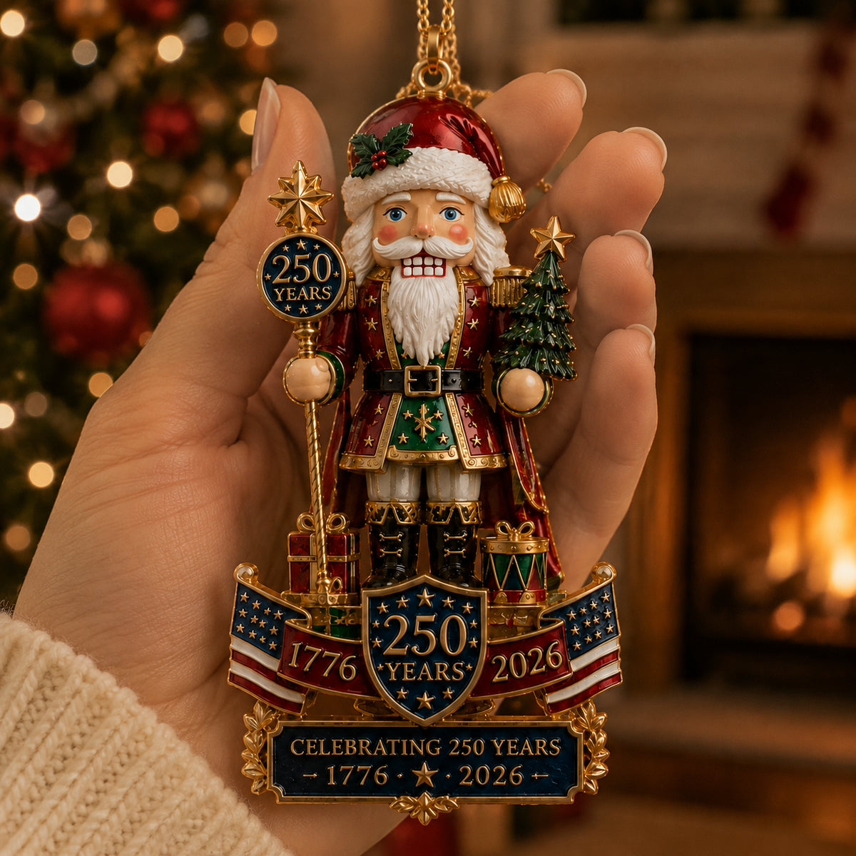 🔥Nutcracker-themed Christmas tree ornament