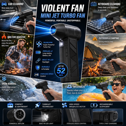 🔥Last Day 49% Off🔥Mini Jet Turbo Fan Blower