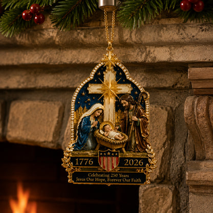🔥Nativity scene Christmas tree ornament
