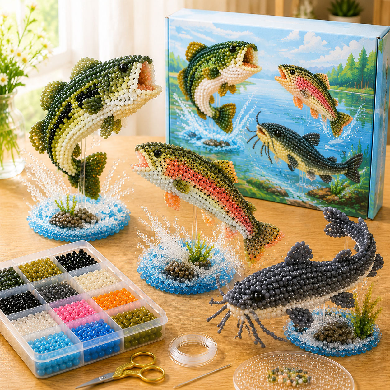 💖🧵 Mini 3D DIY Beading Kit💌