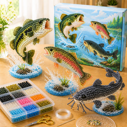 🐋🧵 Mini 3D DIY Beading Kit