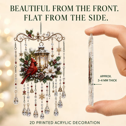 🎄 Limited-Time 49% OFF – Christmas Wind Chime with Crystal Drops🔔