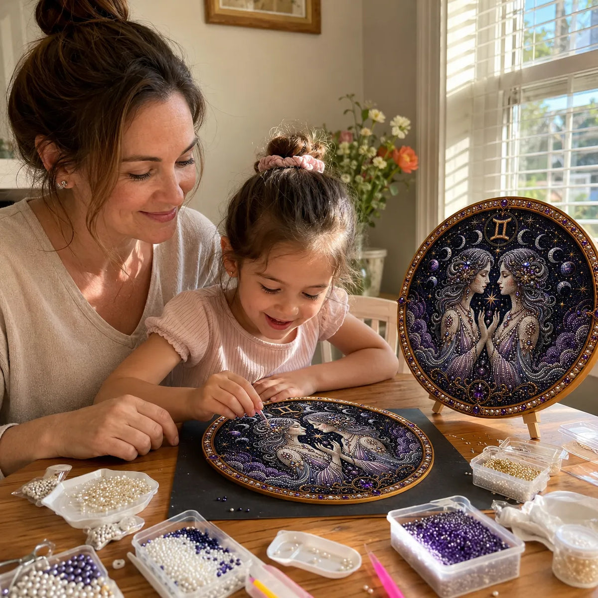 ♈💎Premium 3D Pearl 12 Zodiac Signs Art Kit 🌙