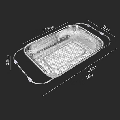 🍽️ 49% OFF NOW! 🧺 Stainless Steel Telescopic Drainer Basket