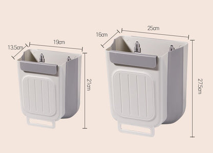 🗑️Multipurpose Hanging Collapsible Trash Can for Kitchen