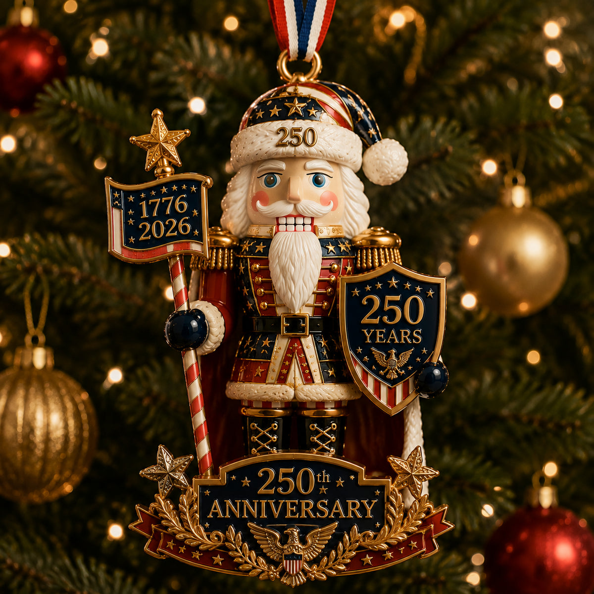 🔥Nutcracker-themed Christmas tree ornament