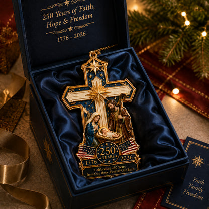 🔥Cross-Shaped Jesus Nativity Christmas Tree Ornament