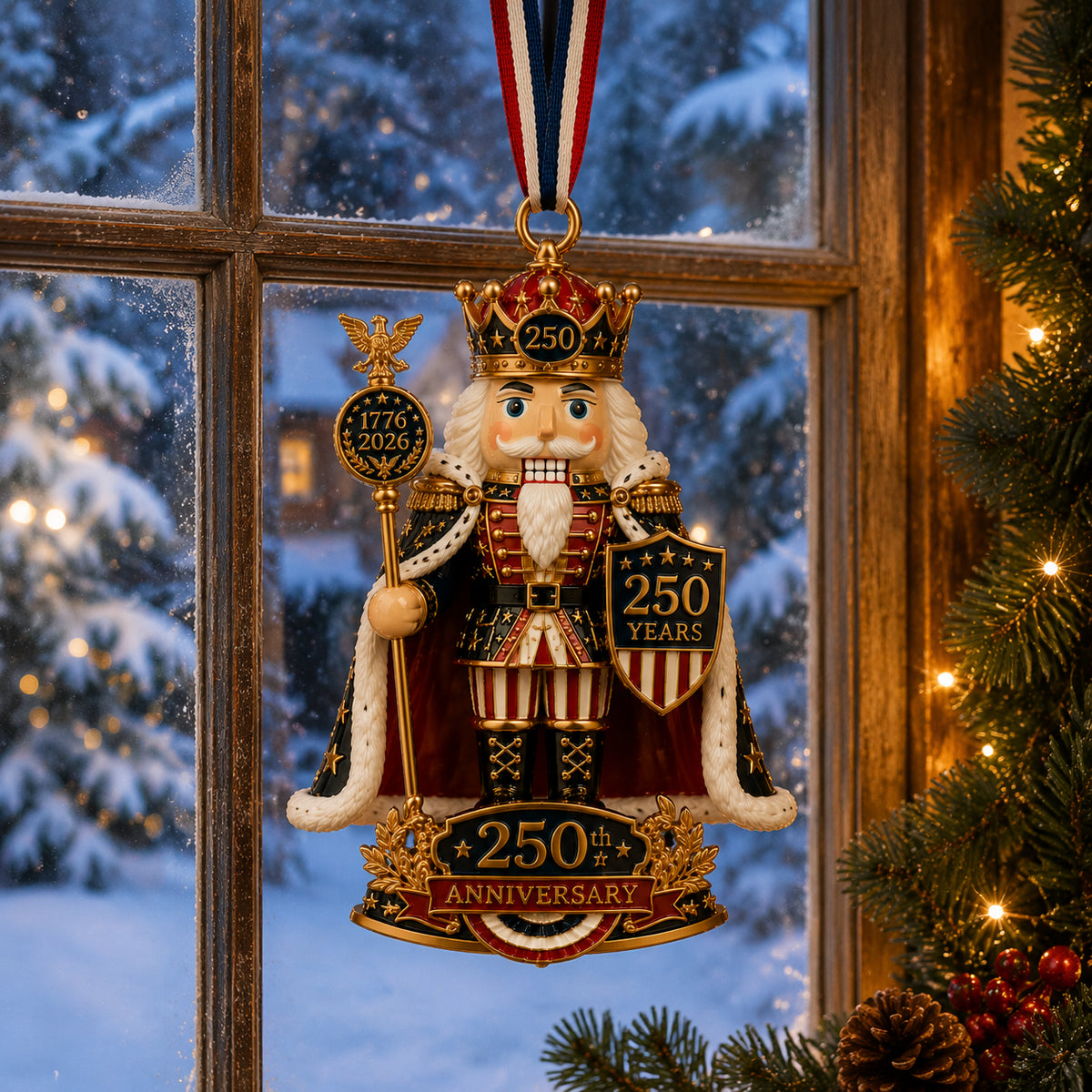 🔥Nutcracker-themed Christmas tree ornament