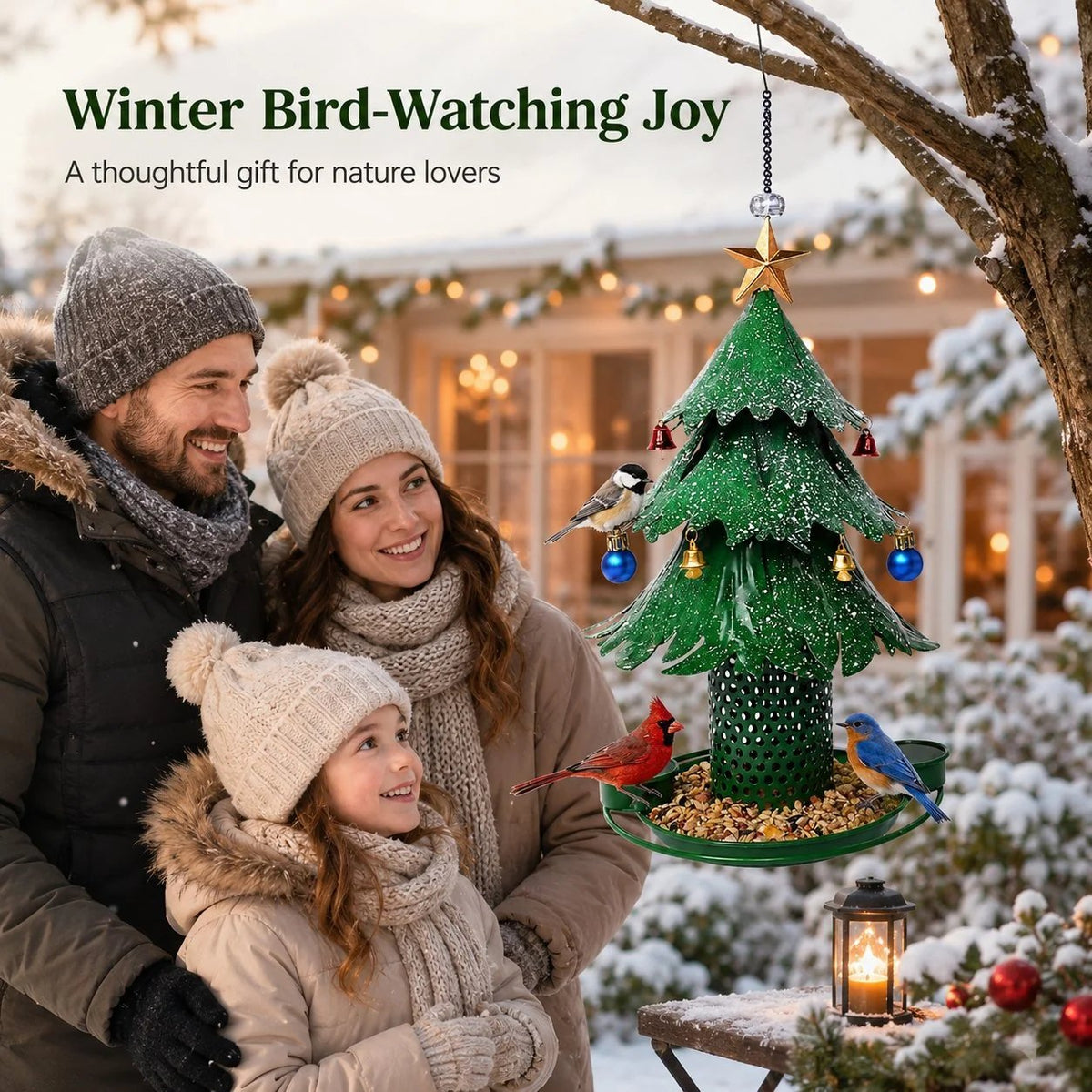 ✨HOT SALE 50% OFF-Christmas Tree Bird Feeder 🎄 Festive Backyard Holiday Decor