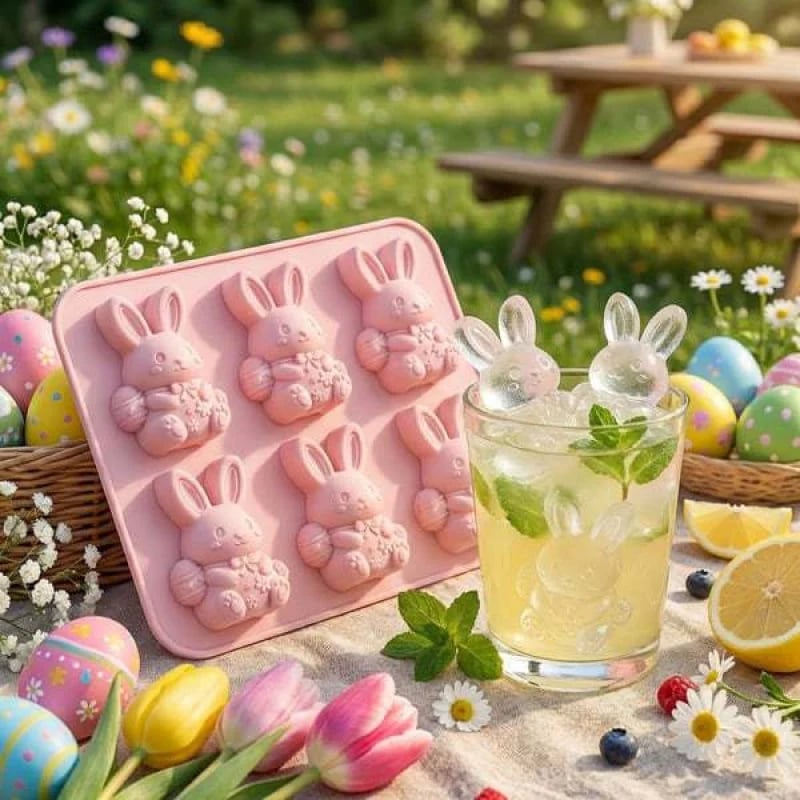 🐮 Mini Highland Cow Ice Cube Mold – Cute 3D Ice for Drinks, Parties & Gifts– UK Ready!