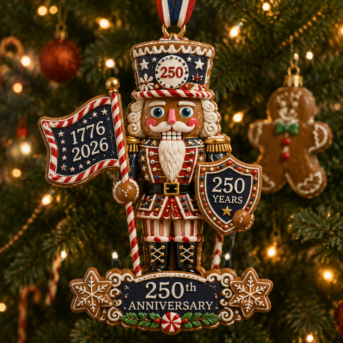 🔥Nutcracker-themed Christmas tree ornament