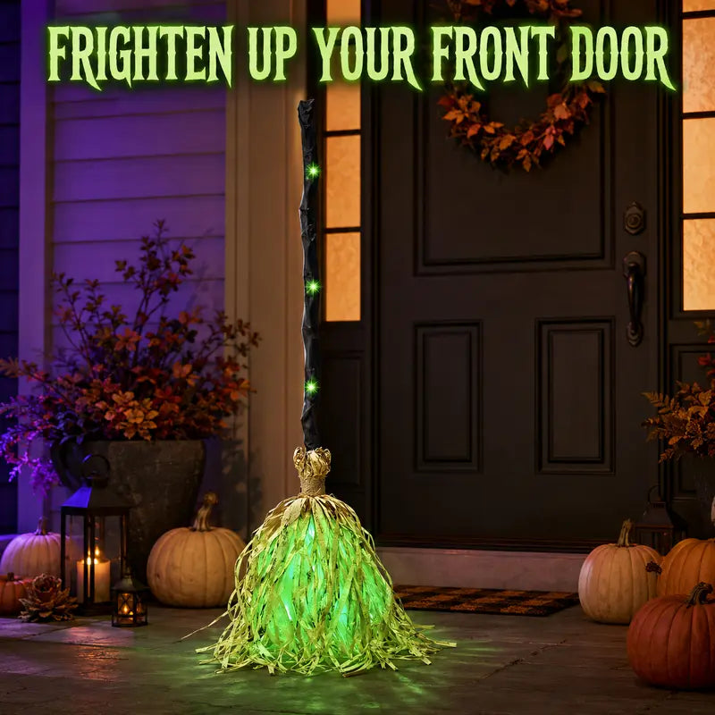 👻 Spooky Sounds & Dancing Magic Witch Broom 🧹✨🎃