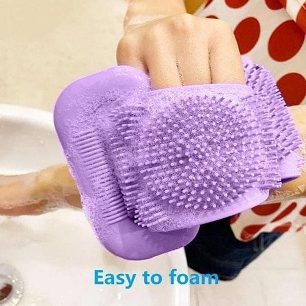 🛁Limited-Time 50% OFF💦Silicone Bath Brush Double-Sided Exfoliating Back Scrubber