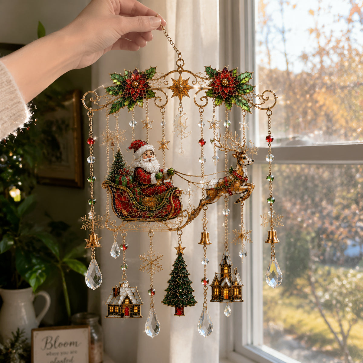 ⏰LIMITED TIME 49% OFF!🔥🔥Last 30pcs🔥 -High-quality handmade Christmas window decorations