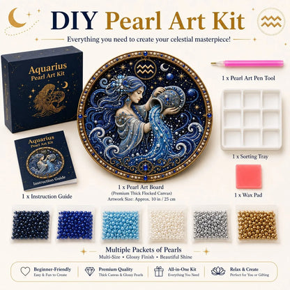 ♈💎Premium 3D Pearl 12 Zodiac Signs Art Kit 🌙