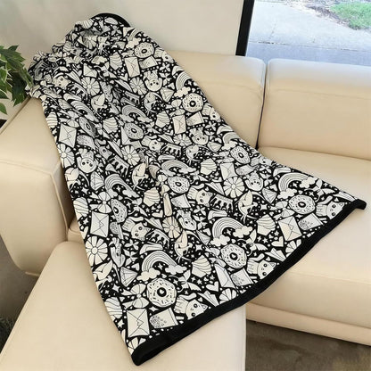 ✨Last Day 49% OFF🎨DIY Coloring Blanket with Markers🎁Perfect Gift For Family & Friends