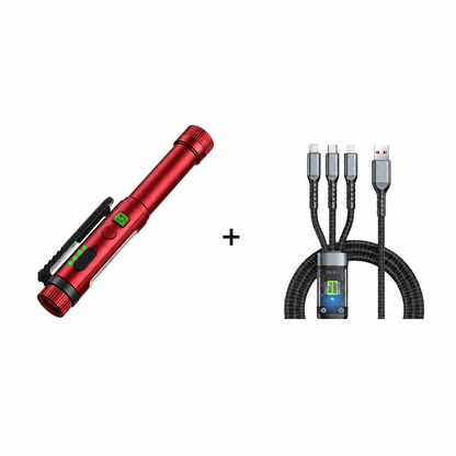 🔦🔥Must-Have Tool! Multifunctional Pen-Shaped Strong Magnetic Work Light – Rotatable Pen-Style Flashlight with Strong Magnetic Base, Hands-Free Lighting for Work & Outdoor