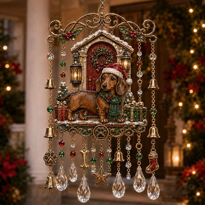 🎄 Limited-Time 49% OFF – Christmas Wind Chime with Crystal Drops🔔
