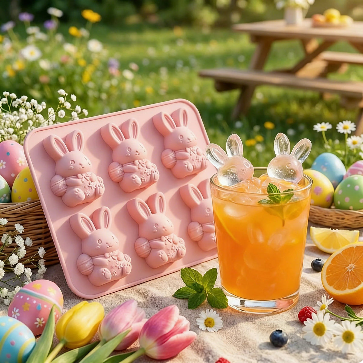 🐮 Mini Highland Cow Ice Cube Mold – Cute 3D Ice for Drinks, Parties & Gifts– UK Ready!