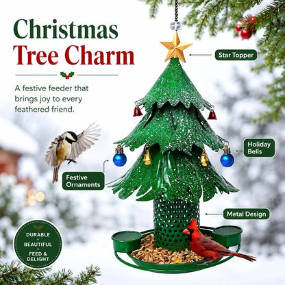 ✨HOT SALE 50% OFF-Christmas Tree Bird Feeder 🎄 Festive Backyard Holiday Decor