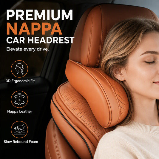 🚗💤 Relieve Driving Fatigue! Universal Memory Foam Car Headrest Neck Pillow