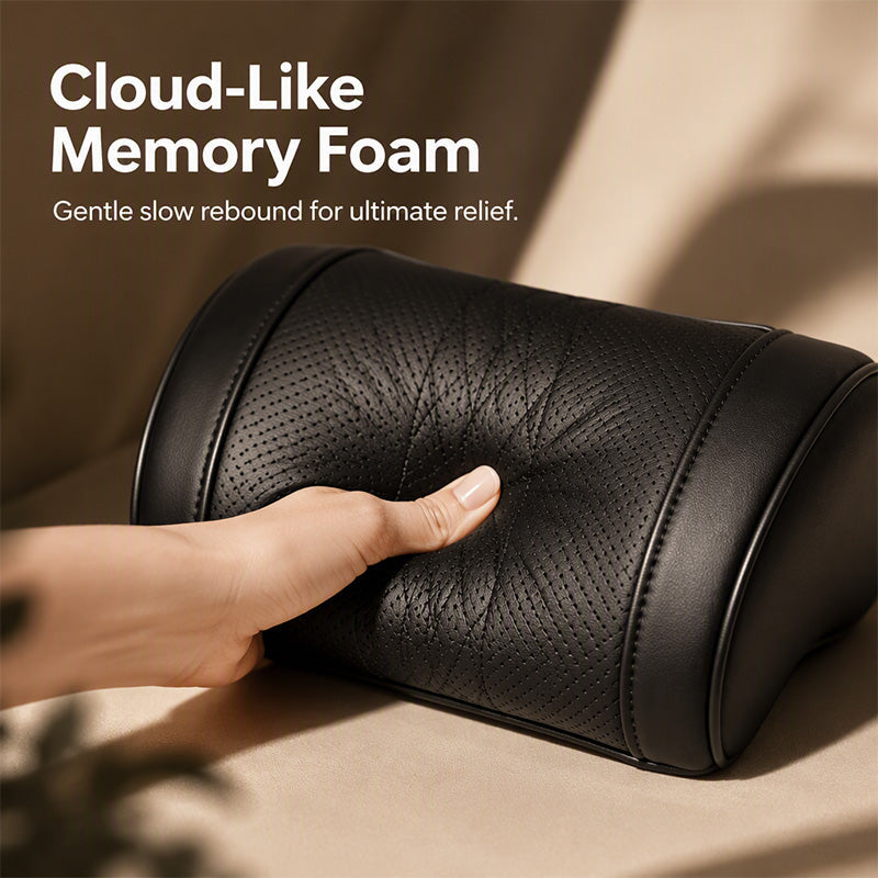 🚗💤 Relieve Driving Fatigue! Universal Memory Foam Car Headrest Neck Pillow
