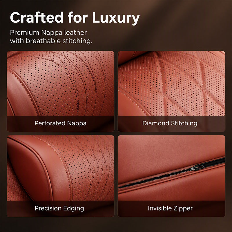 🚗💤 Relieve Driving Fatigue! Universal Memory Foam Car Headrest Neck Pillow